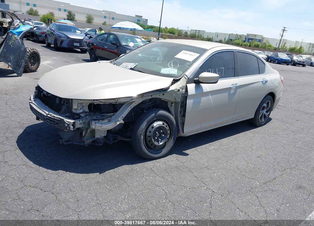 2016 HONDA ACCORD LX VIN: 1HGCR2F39GA181640