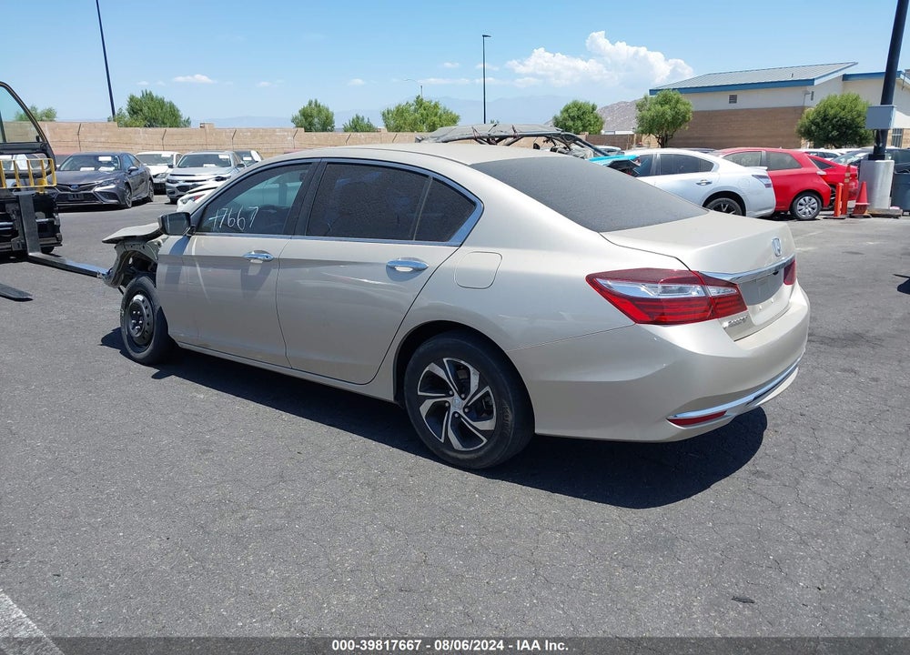 2016 HONDA ACCORD LX VIN: 1HGCR2F39GA181640