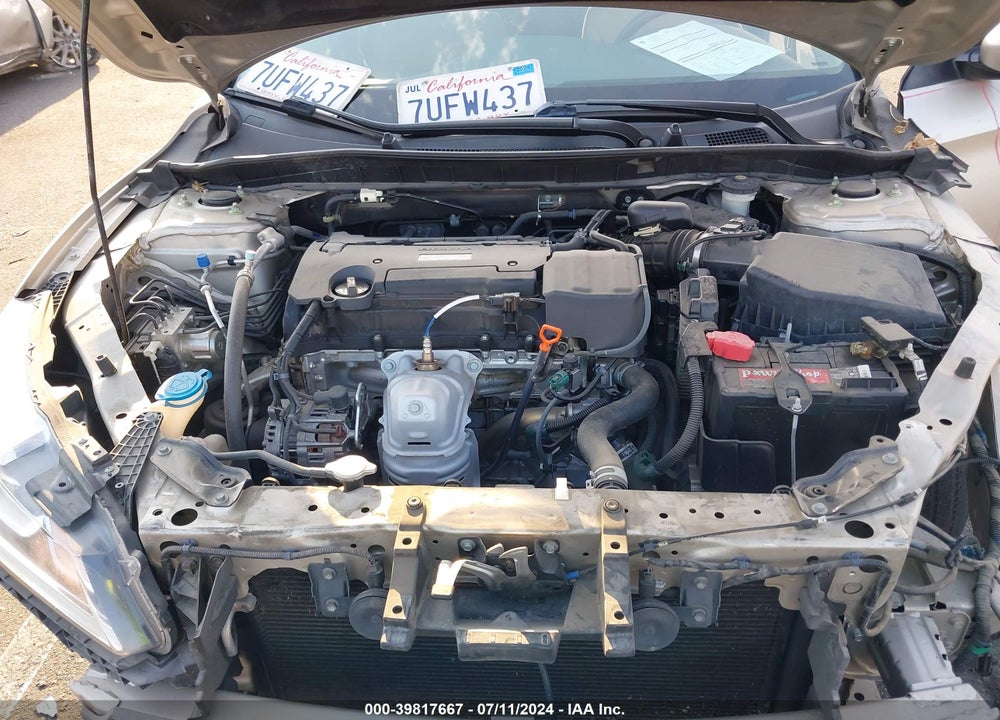 2016 HONDA ACCORD LX VIN: 1HGCR2F39GA181640
