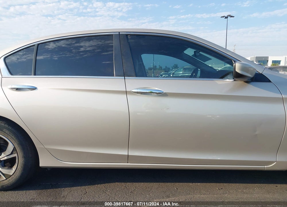 2016 HONDA ACCORD LX VIN: 1HGCR2F39GA181640