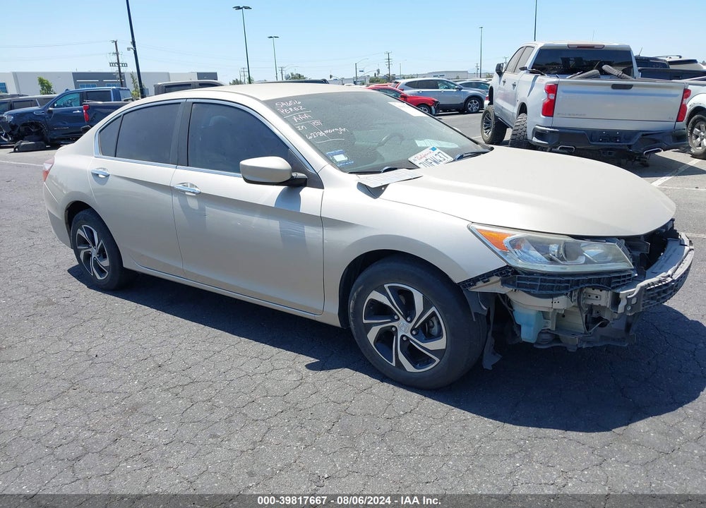 2016 HONDA ACCORD LX VIN: 1HGCR2F39GA181640
