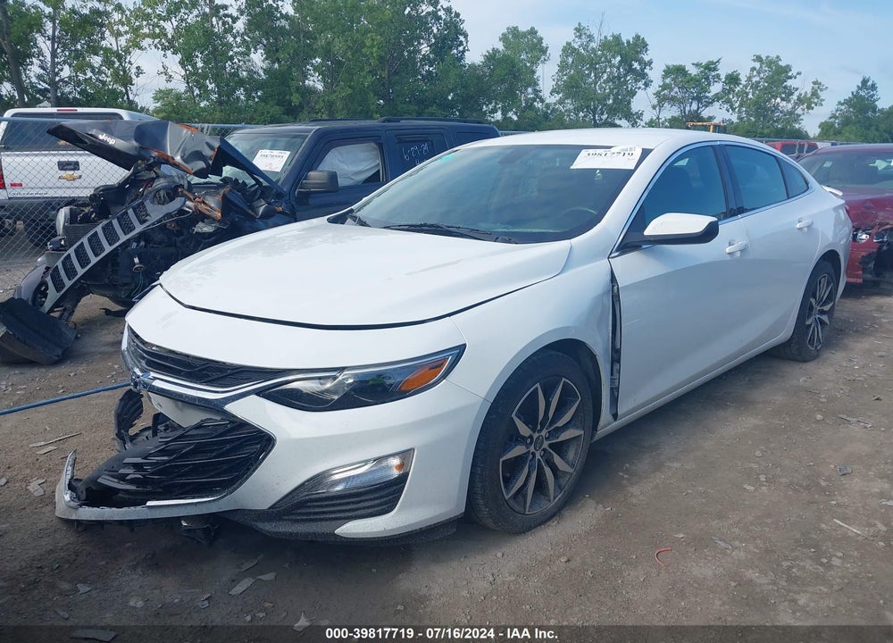 2021 CHEVROLET MALIBU FWD RS VIN: 1G1ZG5ST8MF018569