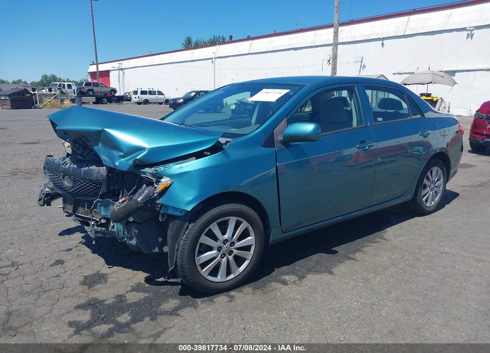 2010 TOYOTA COROLLA LE VIN: 2T1BU4EEXAC408862