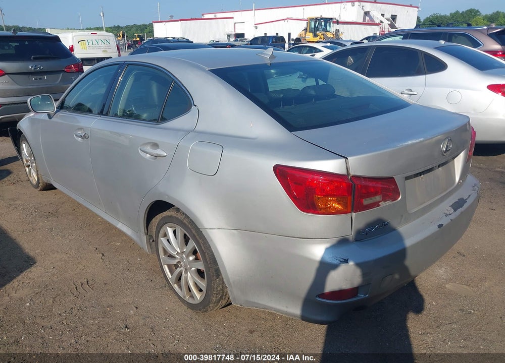 2008 LEXUS IS 250 VIN: JTHCK262282025850