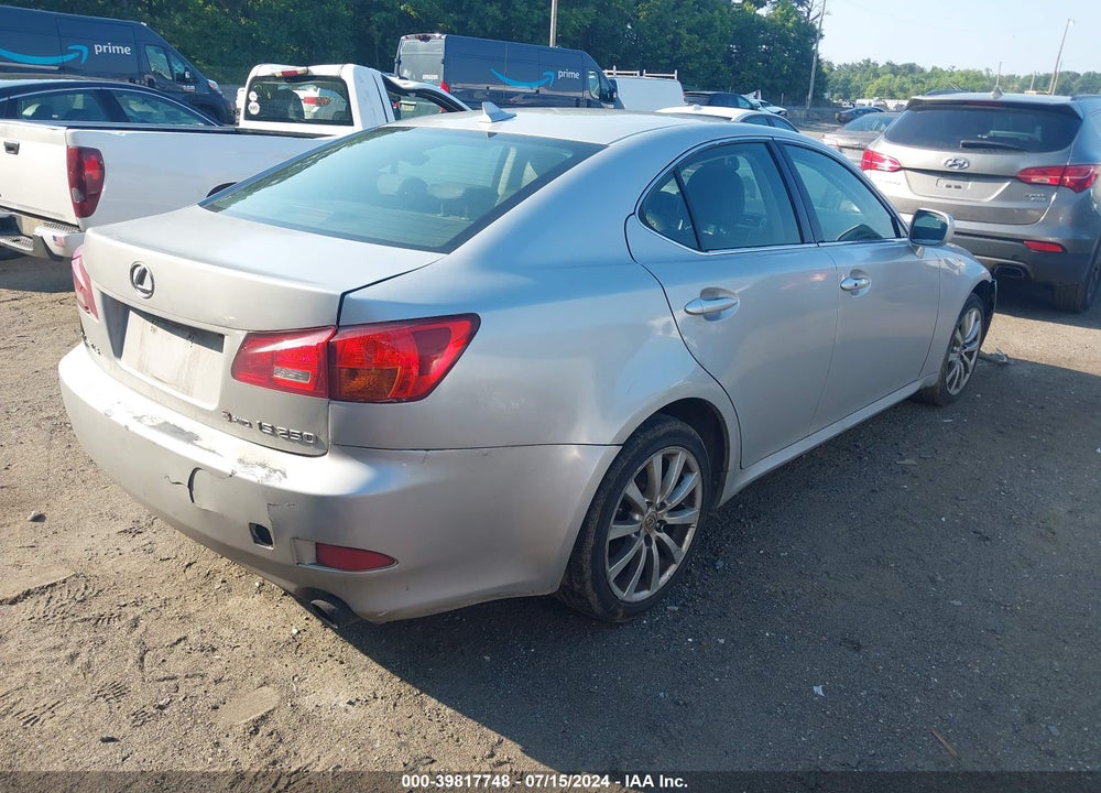 2008 LEXUS IS 250 VIN: JTHCK262282025850