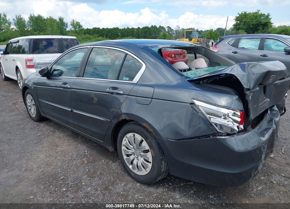 2009 HONDA ACCORD 2.4 LX VIN: 1HGCP26399A006085