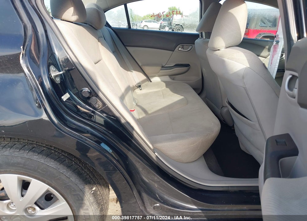 2012 HONDA CIVIC LX VIN: 19XFB2F57CE059335