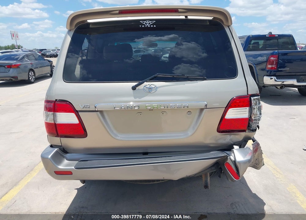 2006 TOYOTA LAND CRUISER V8 VIN: JTEHT05J962100943