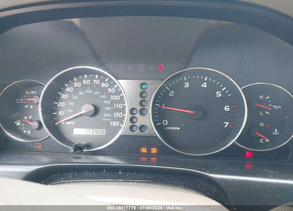 2006 TOYOTA LAND CRUISER V8 VIN: JTEHT05J962100943