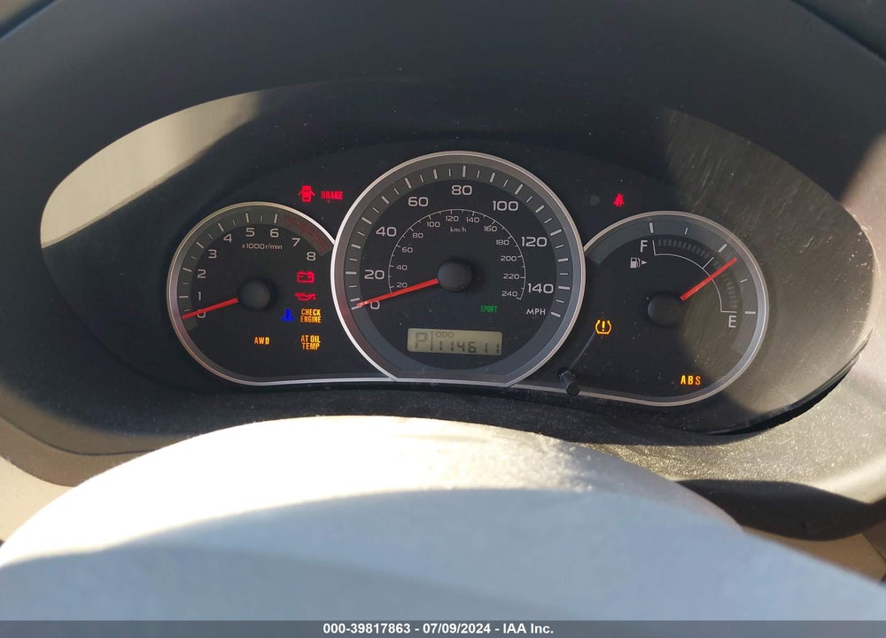 2008 SUBARU IMPREZA 2.5I VIN: JF1GE61698H506919