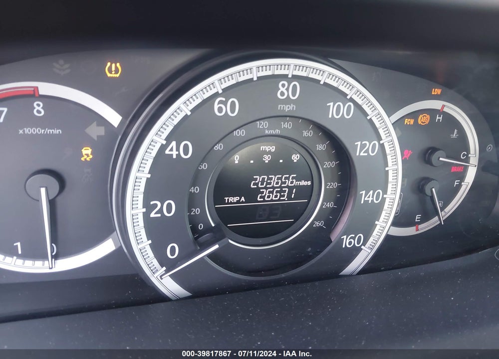 2013 HONDA ACCORD EX-L VIN: 1HGCR2F81DA253275