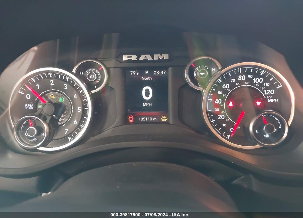 2019 RAM 1500 BIG HORN/LONE STAR 4X4 5'7 BOX VIN: 1C6SRFFT8KN638416