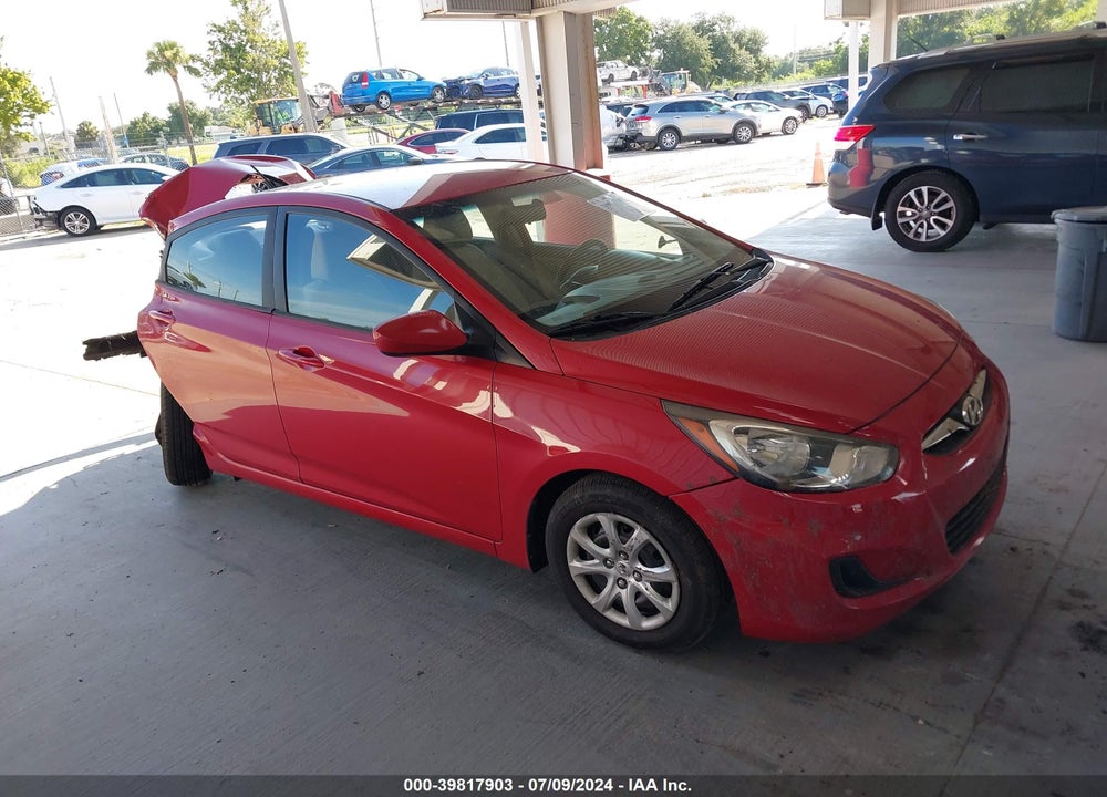 2013 HYUNDAI ACCENT GLS VIN: KMHCT4AE8DU375666