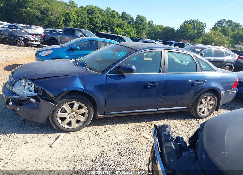 2007 FORD FIVE HUNDRED SEL VIN: 1FAHP27167G112026