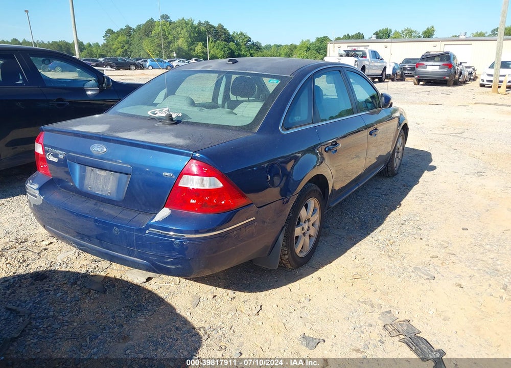 2007 FORD FIVE HUNDRED SEL VIN: 1FAHP27167G112026