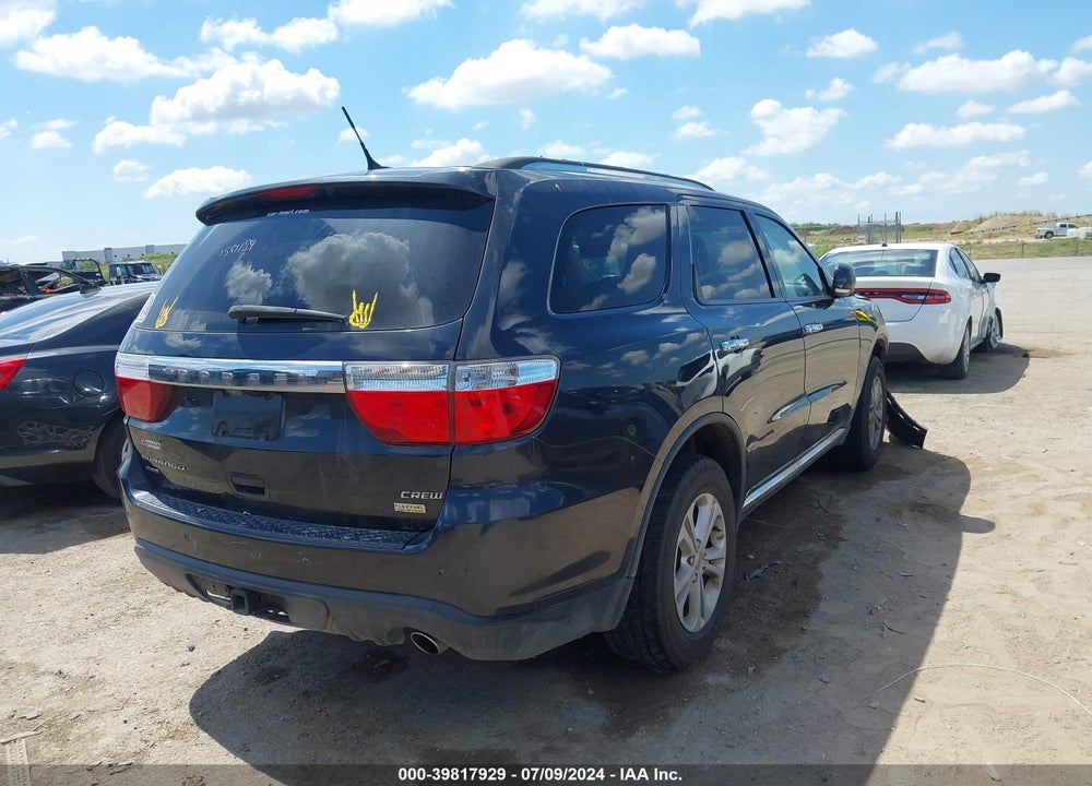 2013 DODGE DURANGO CREW VIN: 1C4RDJDG0DC675649