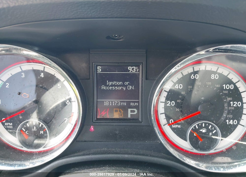 2013 DODGE DURANGO CREW VIN: 1C4RDJDG0DC675649