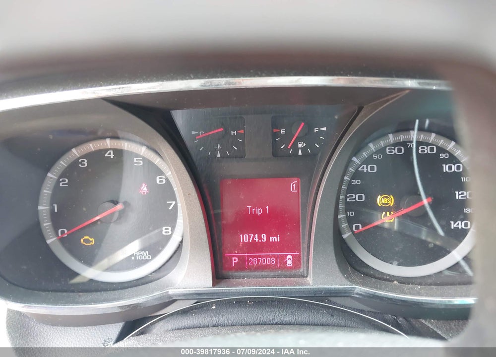 2010 GMC TERRAIN SLT-2 VIN: 2CTFLHEY5A6276248
