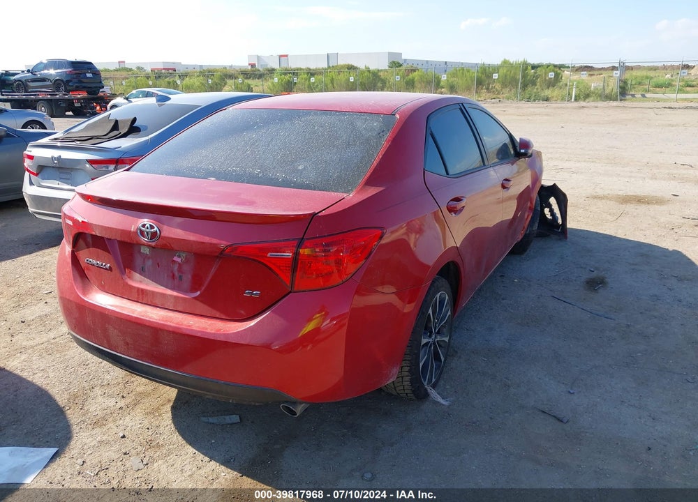 2017 TOYOTA COROLLA SE VIN: 5YFBURHE5HP660988