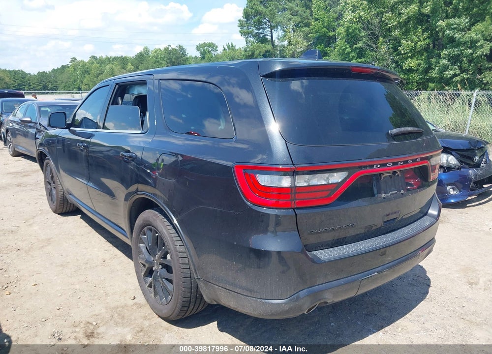 2015 DODGE DURANGO SXT VIN: 1C4RDHAGXFC873459