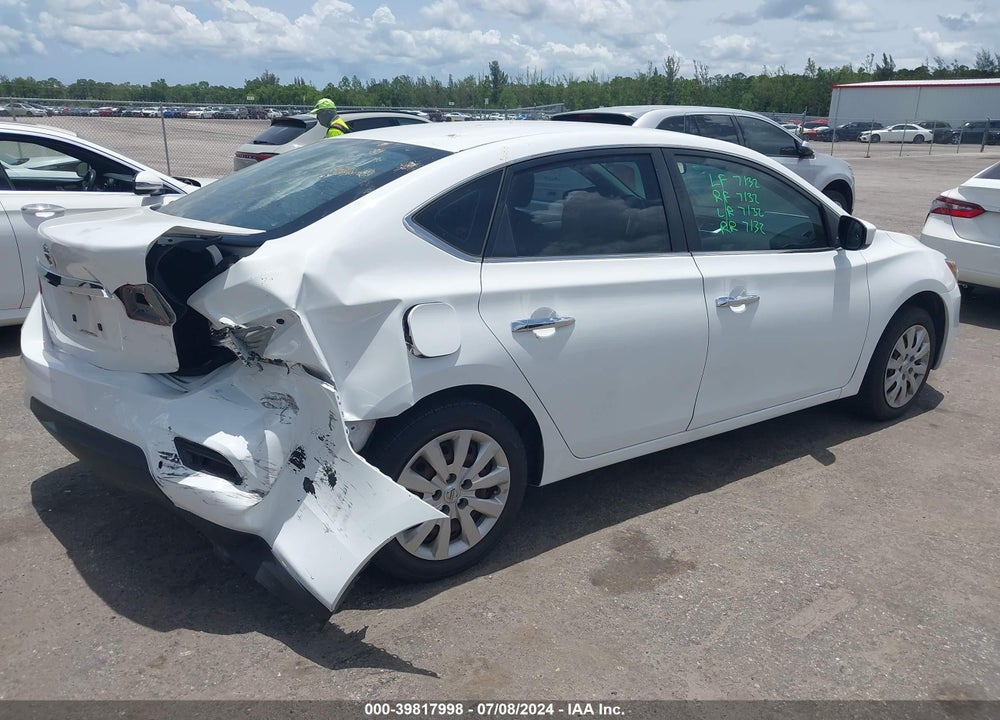 2016 NISSAN SENTRA S VIN: 3N1AB7AP7GY320065