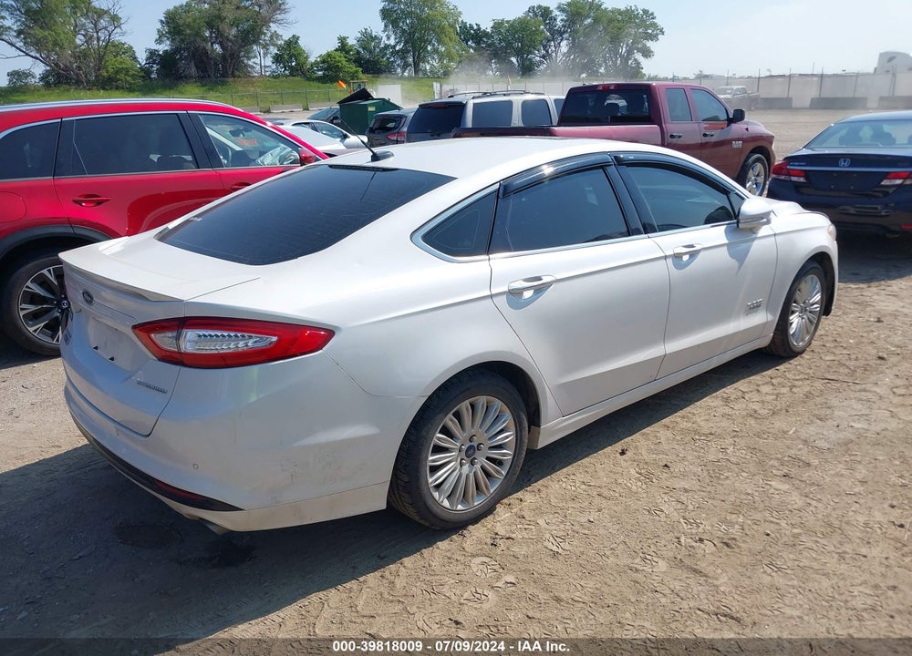 2013 FORD FUSION ENERGI TITANIUM VIN: 3FA6P0SU3DR303405