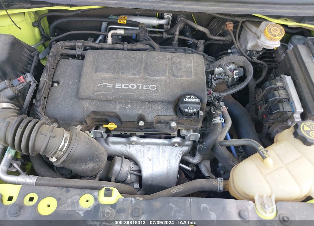 2019 CHEVROLET SONIC LT AUTO VIN: 1G1JD6SB2K4133874