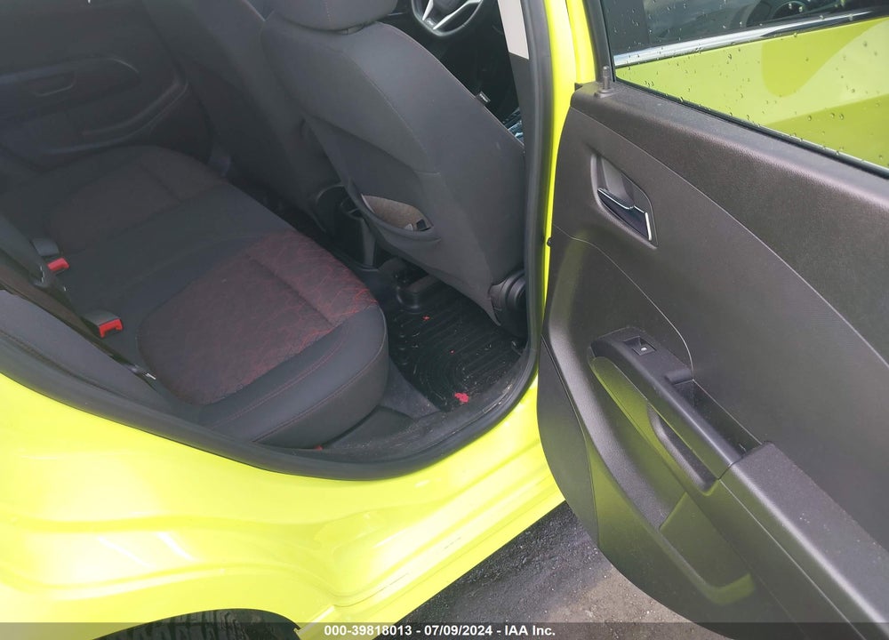 2019 CHEVROLET SONIC LT AUTO VIN: 1G1JD6SB2K4133874