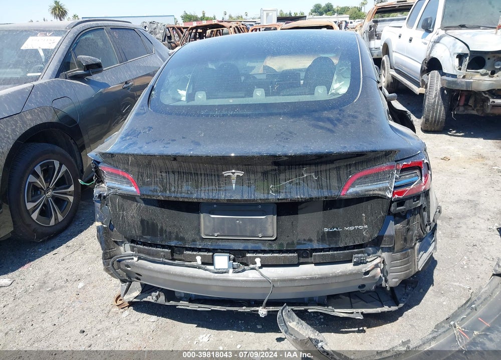 2023 TESLA MODEL 3 LONG RANGE DUAL MOTOR ALL-WHEEL DRIVE VIN: 5YJ3E1EBXPF705494