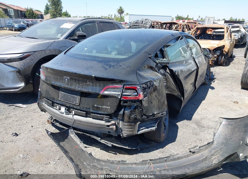 2023 TESLA MODEL 3 LONG RANGE DUAL MOTOR ALL-WHEEL DRIVE VIN: 5YJ3E1EBXPF705494