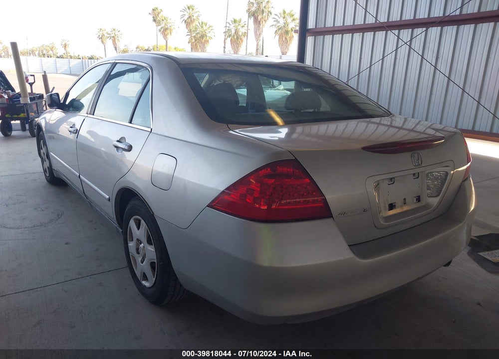 2007 HONDA ACCORD 2.4 LX VIN: 1HGCM56477A038078