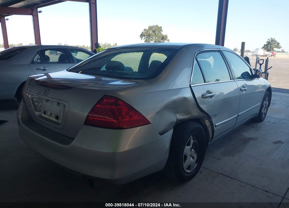 2007 HONDA ACCORD 2.4 LX VIN: 1HGCM56477A038078