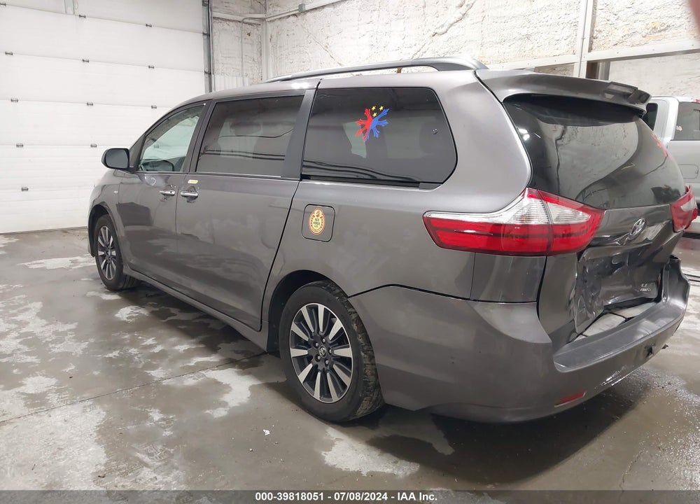 2019 TOYOTA SIENNA LE 7 PASSENGER VIN: 5TDJZ3DCXKS225638