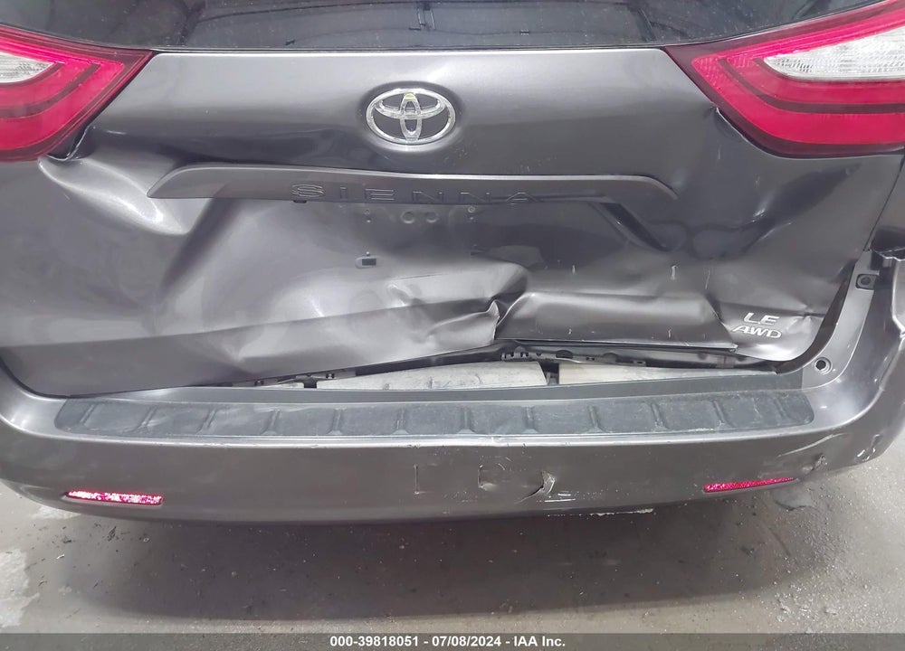2019 TOYOTA SIENNA LE 7 PASSENGER VIN: 5TDJZ3DCXKS225638