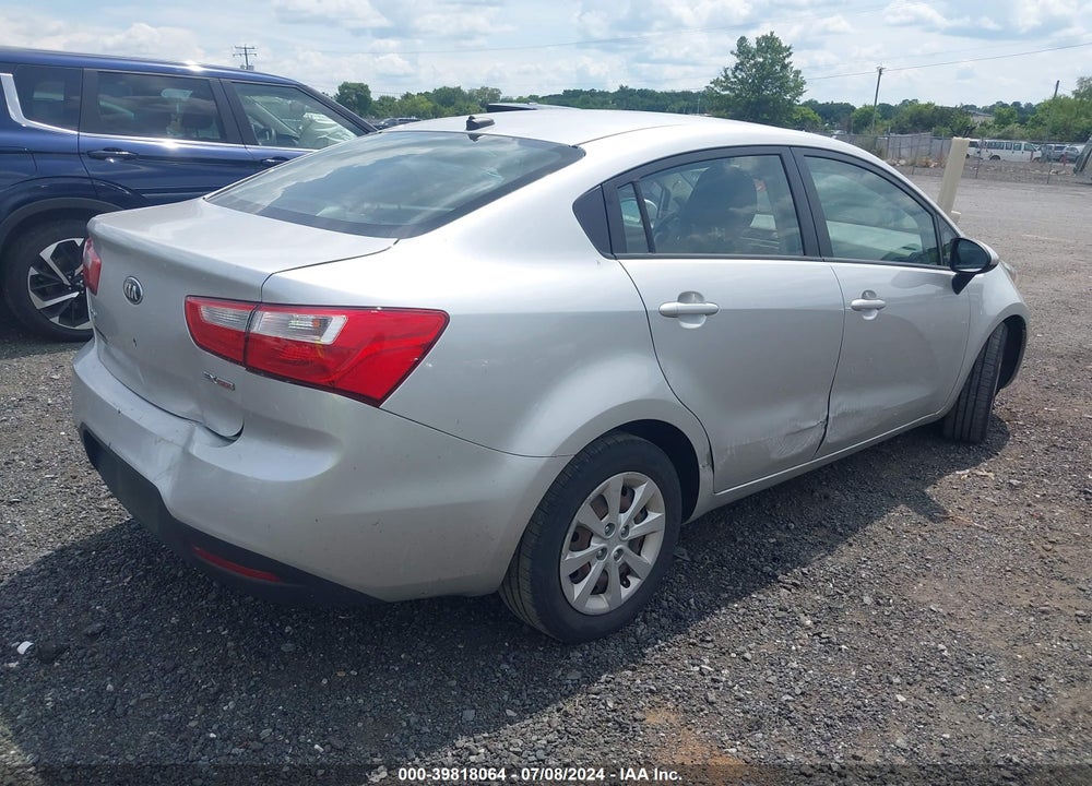 2013 KIA RIO EX VIN: KNADN4A3XD6167727