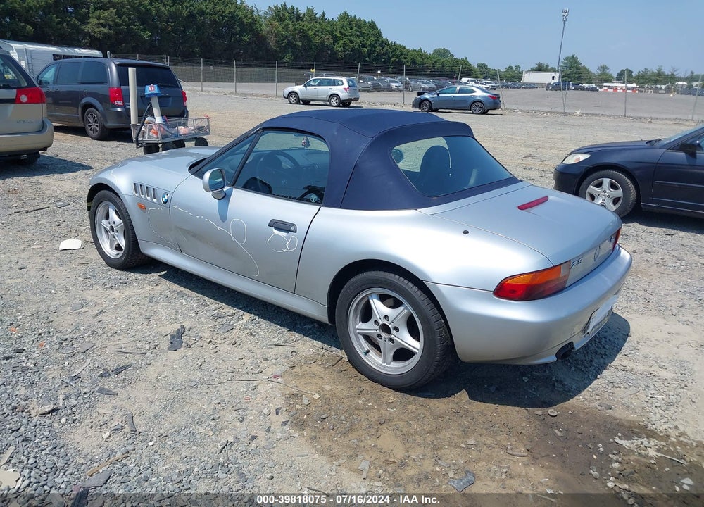 1997 BMW Z3 1.9L ROADSTER VIN: 4USCH7322VLB80886