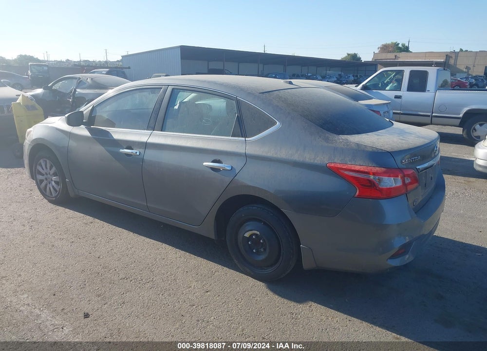 2016 NISSAN SENTRA SV VIN: 3N1AB7AP8GY223568