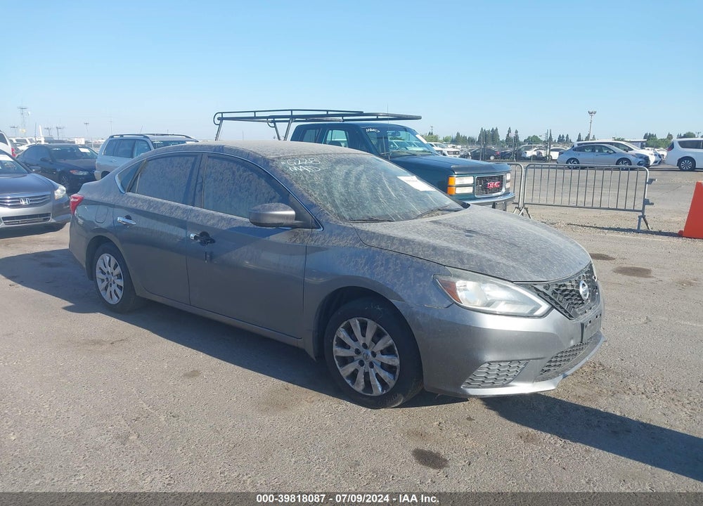 2016 NISSAN SENTRA SV VIN: 3N1AB7AP8GY223568
