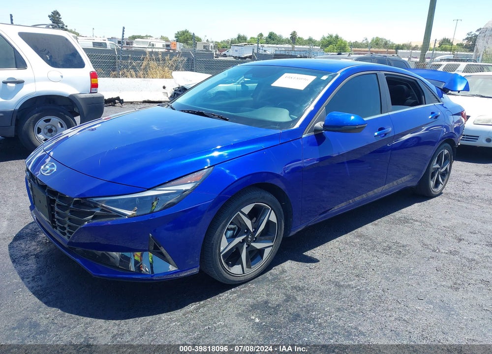 2023 HYUNDAI ELANTRA HYBRID LIMITED VIN: KMHLN4AJXPU047029