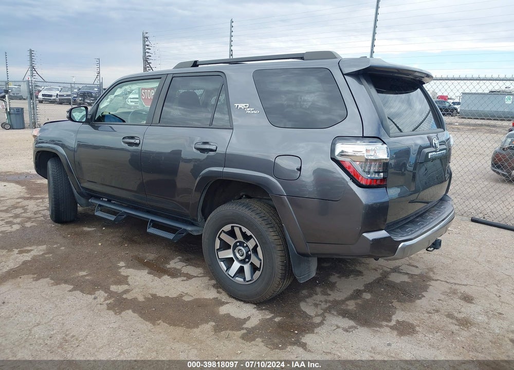 2020 TOYOTA 4RUNNER TRD OFF ROAD PREMIUM VIN: JTEBU5JRXL5804588