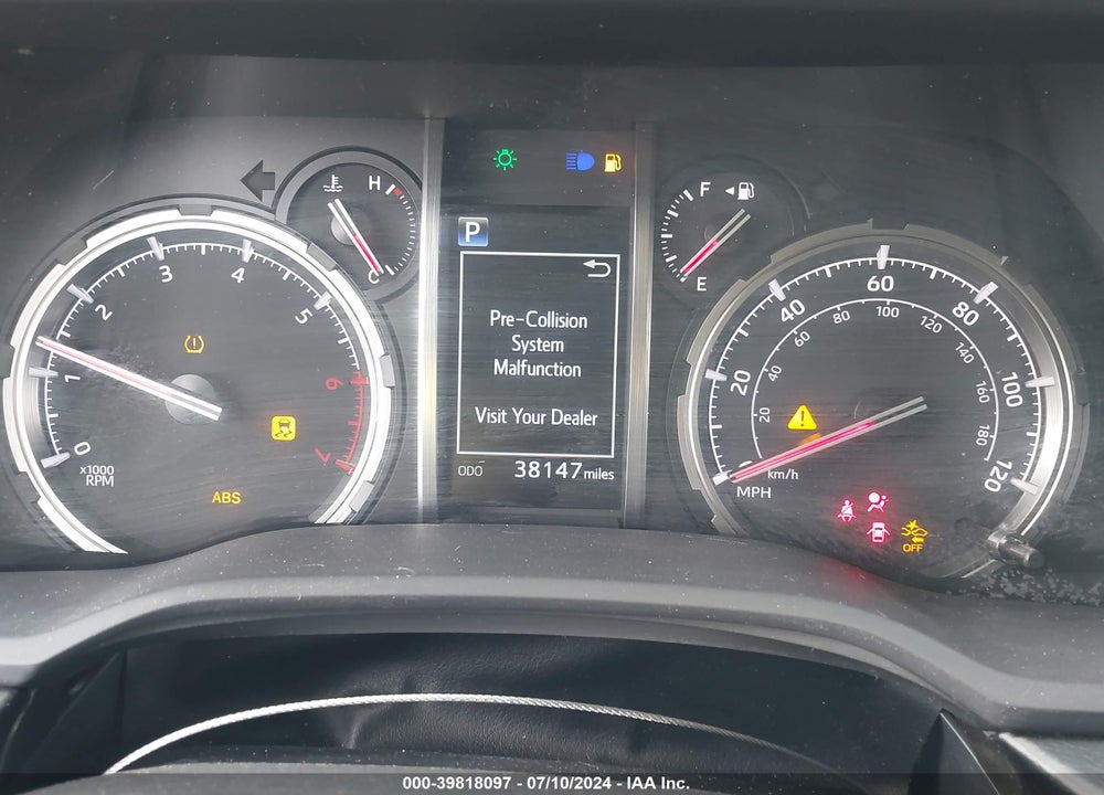2020 TOYOTA 4RUNNER TRD OFF ROAD PREMIUM VIN: JTEBU5JRXL5804588