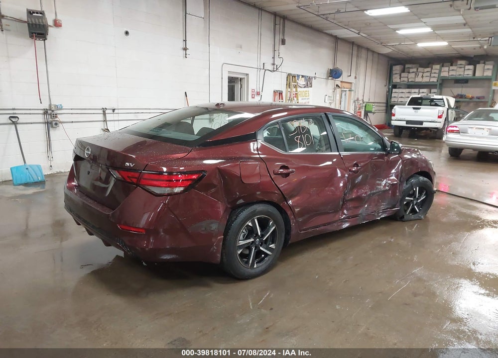 2024 NISSAN SENTRA SV XTRONIC CVT VIN: 3N1AB8CV6RY336231