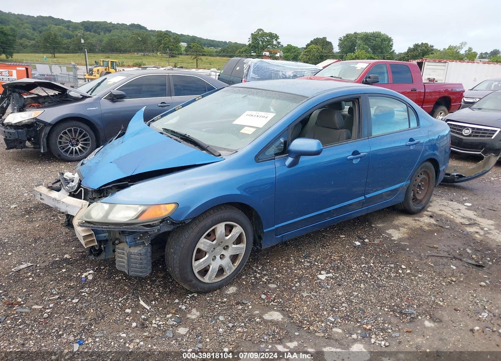 2007 HONDA CIVIC LX VIN: 1HGFA16567L127975