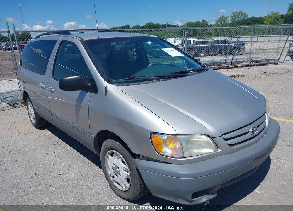 2003 TOYOTA SIENNA CE VIN: 4T3ZF19C83U534291