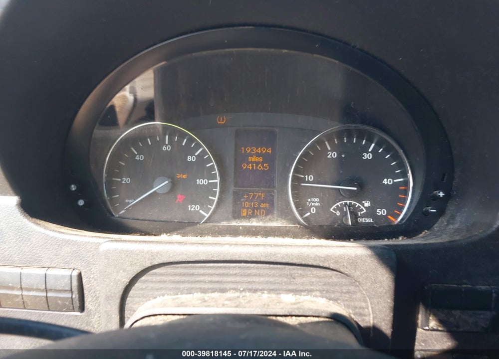 2014 MERCEDES-BENZ SPRINTER 2500 NORMAL ROOF VIN: WDZPE7DC9E5862737