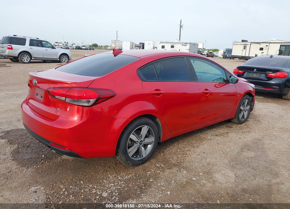 2018 KIA FORTE S VIN: 3KPFL4A70JE189519