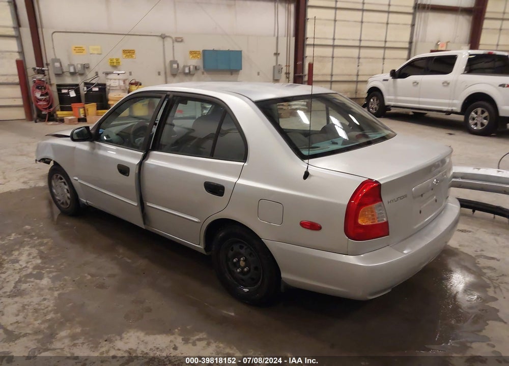 2002 HYUNDAI ACCENT GL VIN: KMHCG45C32U300979