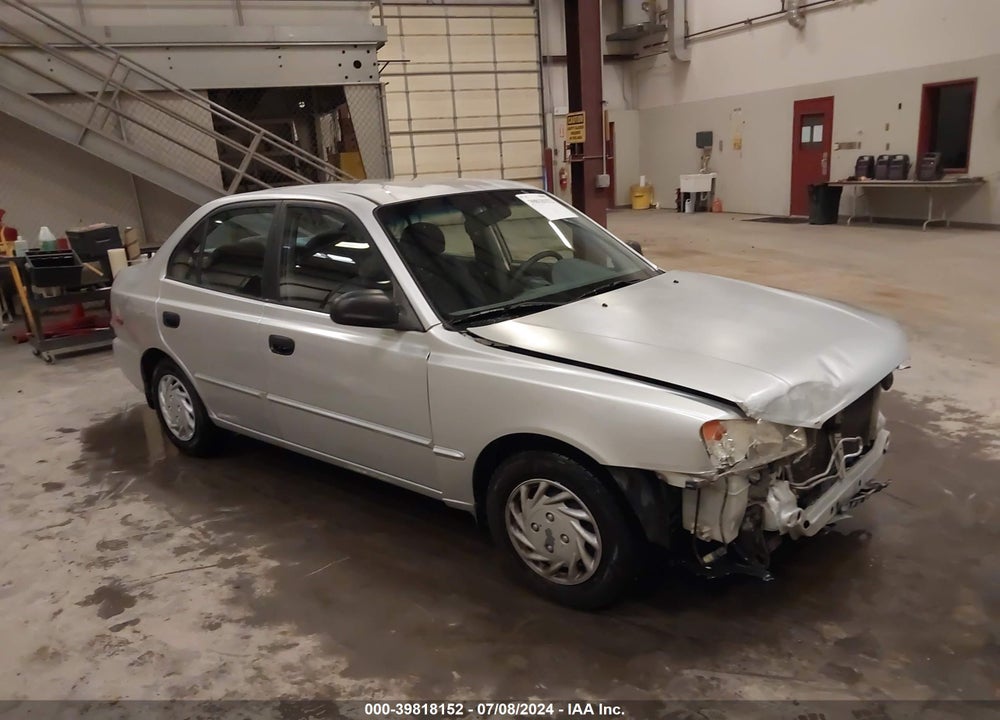 2002 HYUNDAI ACCENT GL VIN: KMHCG45C32U300979