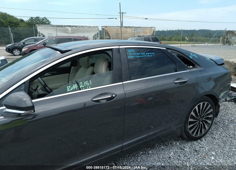 2017 LINCOLN MKZ BLACK LABEL VIN: 3LN6L5G93HR610565