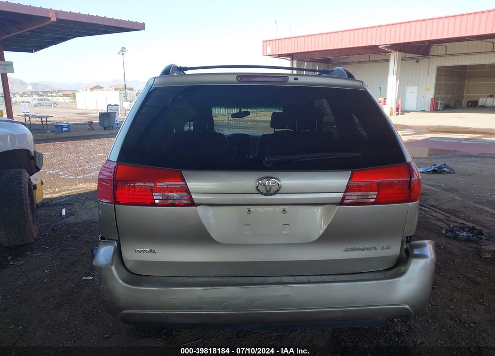 2004 TOYOTA SIENNA LE VIN: 5TDZA23C84S117138